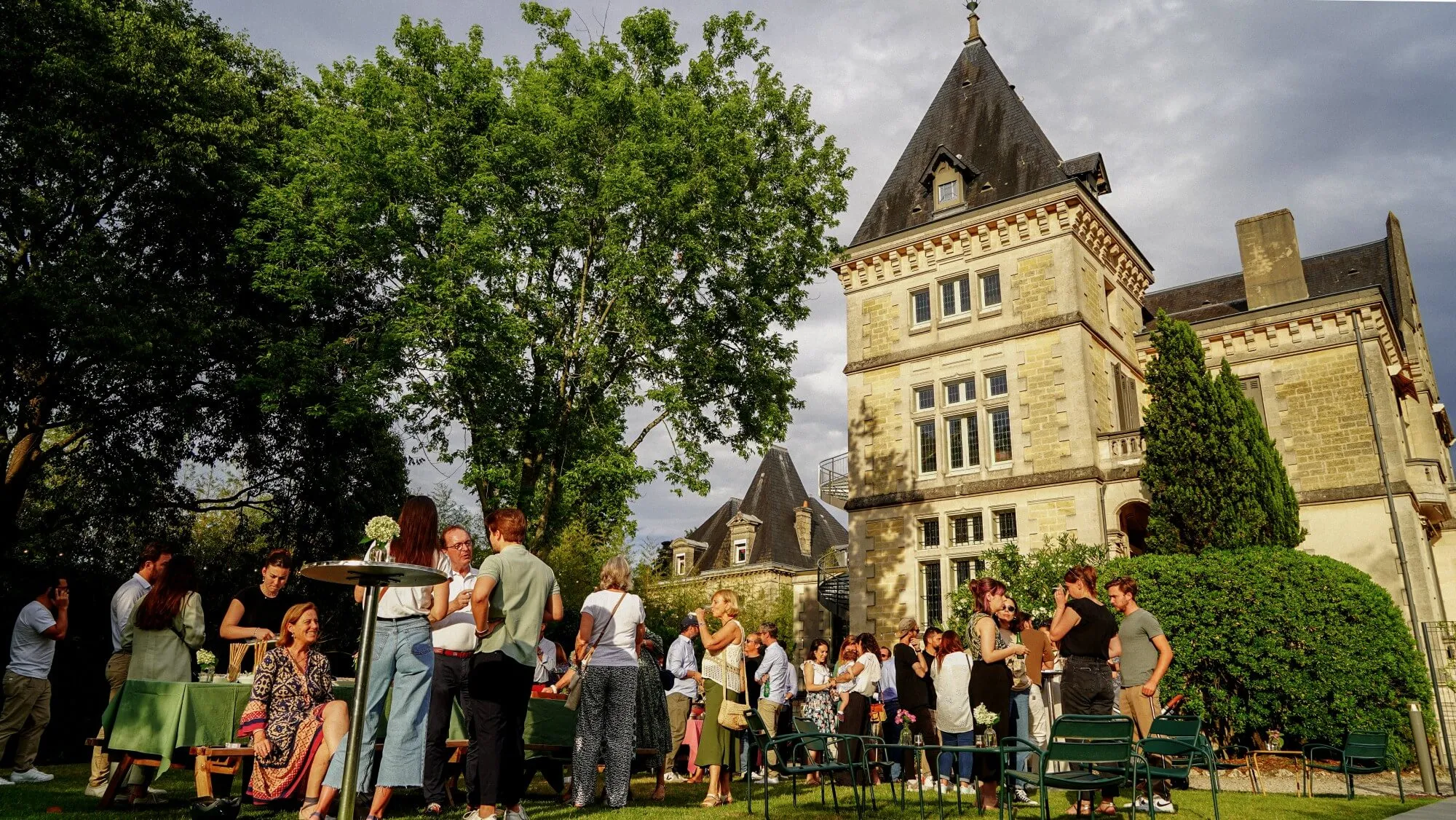 Ambiance d'un événement à Villa Maria